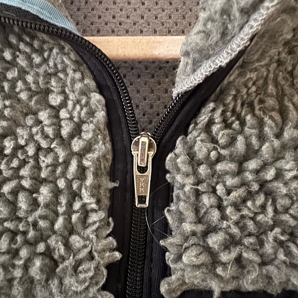 Patagonia Vest Jacket Boy M 10 Sherpa Deep Pile Fleece Outdoor Vintage USA 1996 - Picture 9 of 11